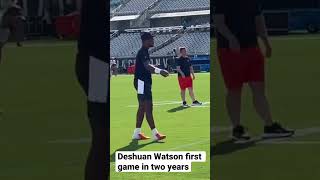 Deshuan Watson first game in two years.