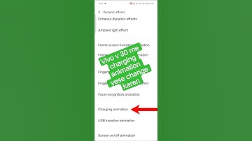 Video mobile me charging animation kaise change karen  #smartphone #charging #animation #vivophone