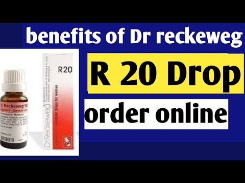 Homeopathic medicine R20, Reckeweg R 20 drop, R20 drop benefits and sides effects