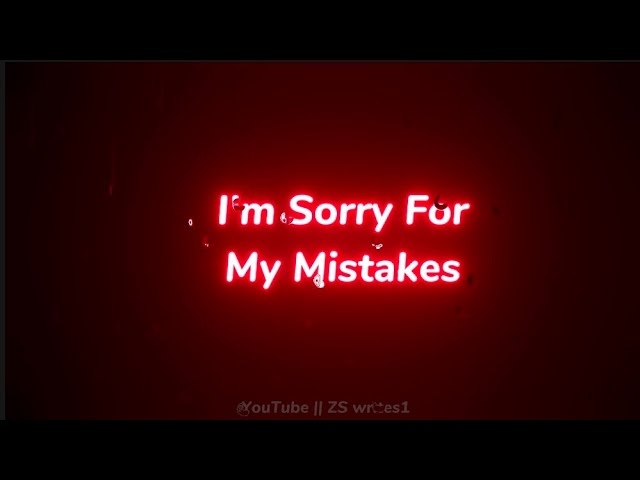 sorry status || I'm really sorry Whatsapp status😢Sorry for girlfriend 🥺 sorry for boyfriend status