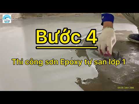 Video: Tự làm sàn epoxy tự san phẳng