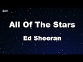 All of the stars  ed sheeran karaoke no guide melody instrumental