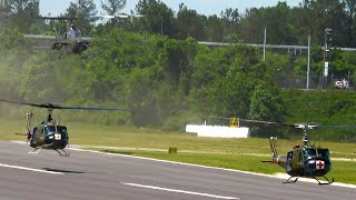 AH1F, UH1H Demo Display: Good neighbor airshow 2024