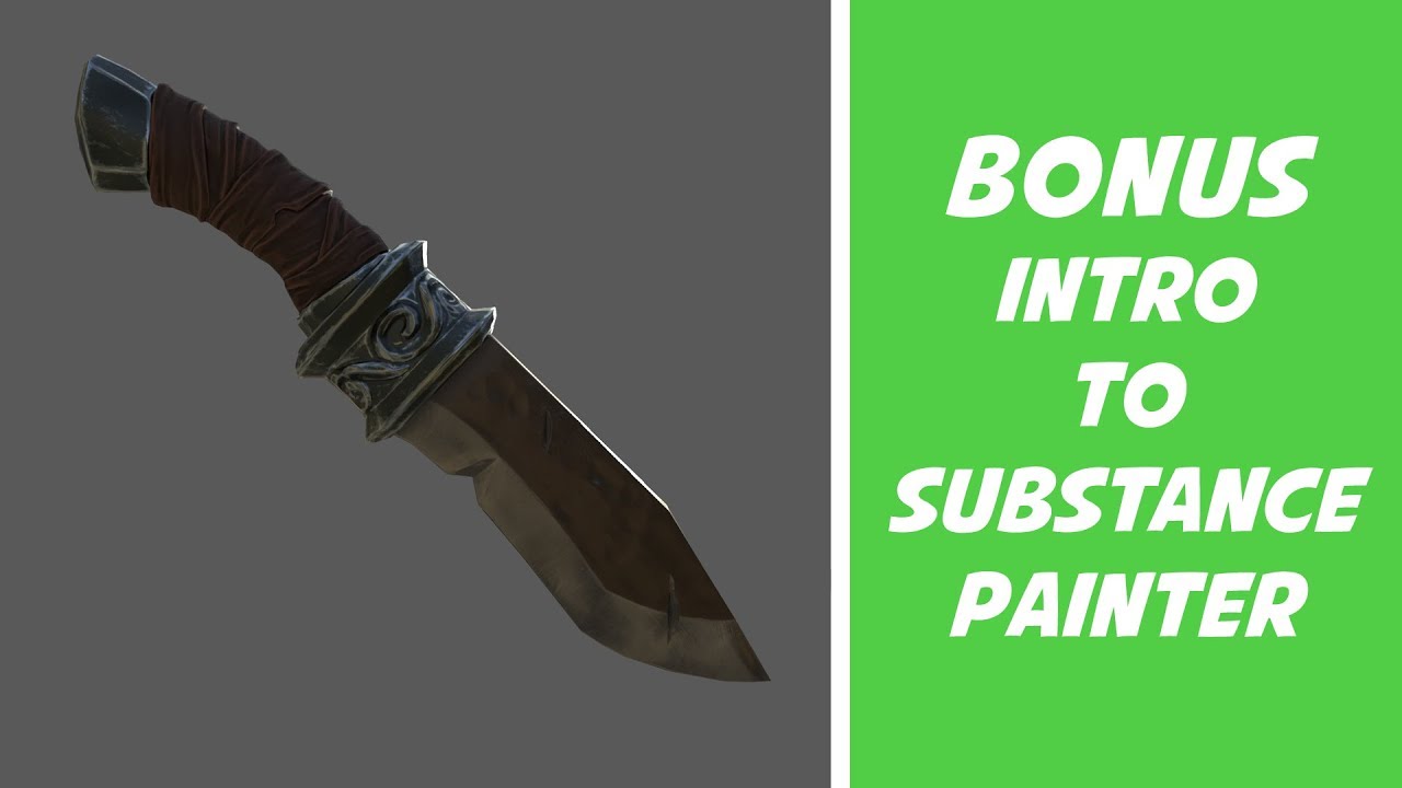 Making a Game Asset - Intro to Substance Painter - YouTube