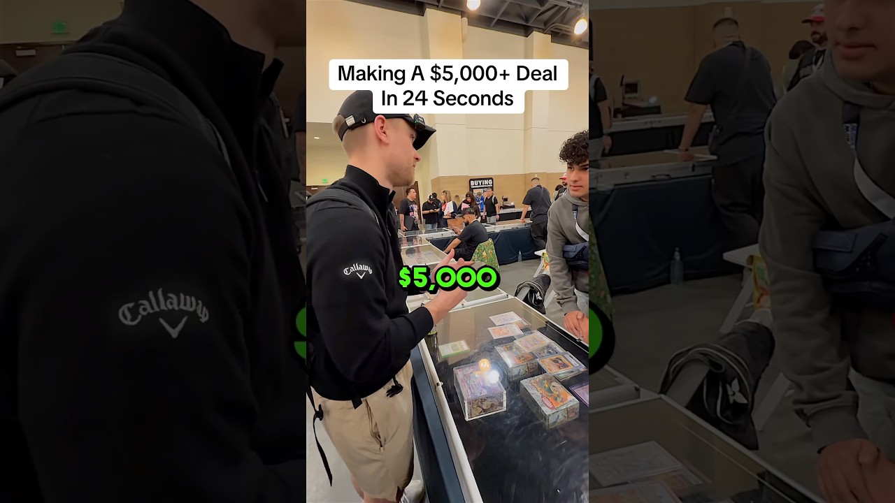 Fastest Pokemon Deal Made🤯   #pokemoncards #pokemontcg