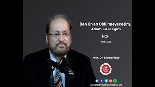 Ben Onları Öldürmeyeceğim, Adam Edeceğim