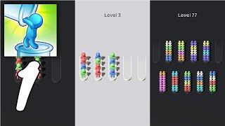 Crowd Sort - Color Sort & Fill Gameplay Walkthrough #1 - Level 1 ~ 17 (Android, IOS)