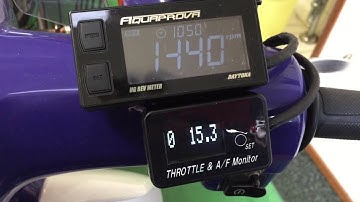 Arduinoでカブの空燃比計を作りたい（一応完成）