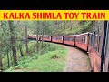 Kalka shimla toy train journey  himalayan queen toy train 