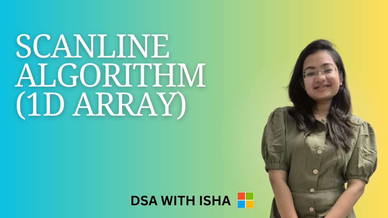 Scanline Algorithm (1D Array) - YouTube