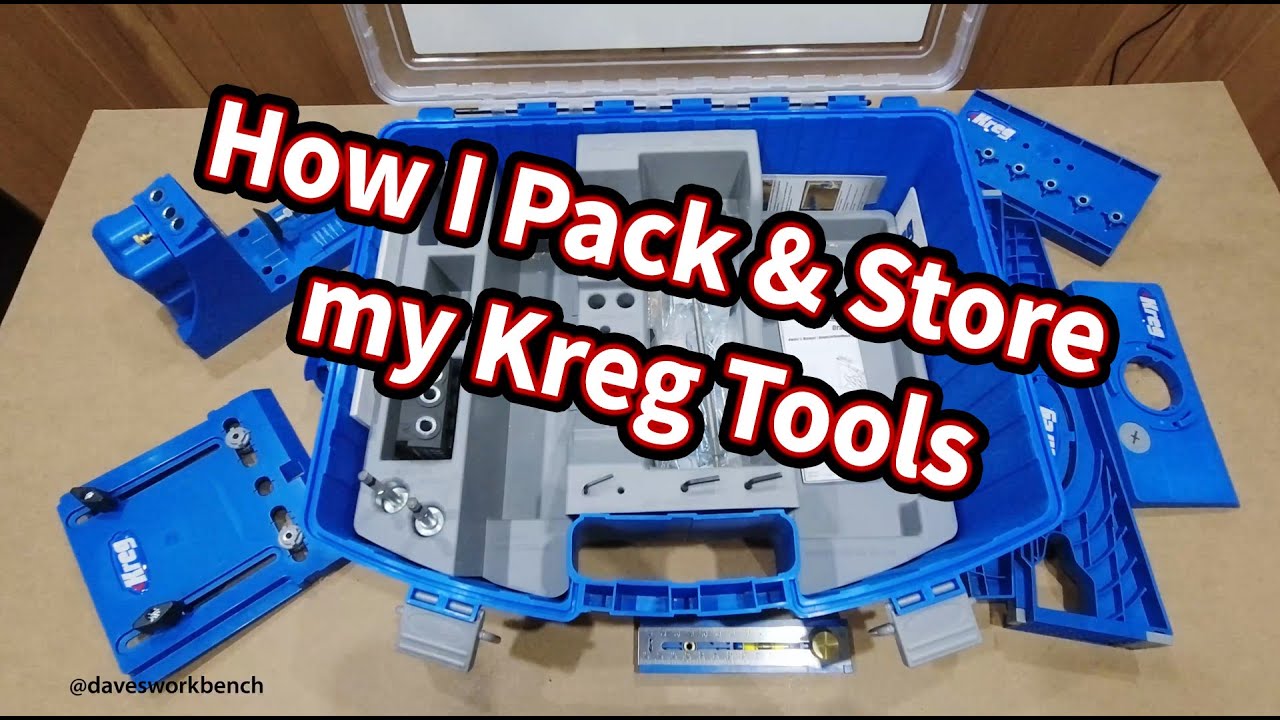 How I Pack And Store My Kreg Jig Tools In The System Organizer Youtube