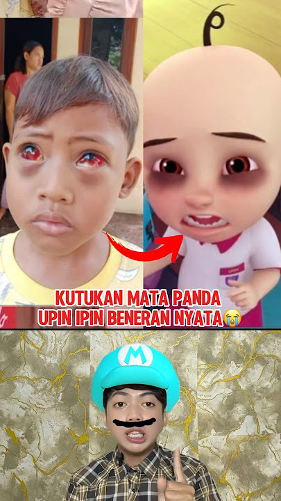 Kutukan Mata Merah Upin Ipin Beneran Nyata😭 #shorts #upinipin #animasi