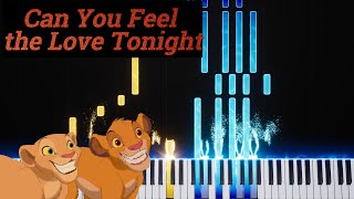 Can You Feel the Love Tonight- Piano