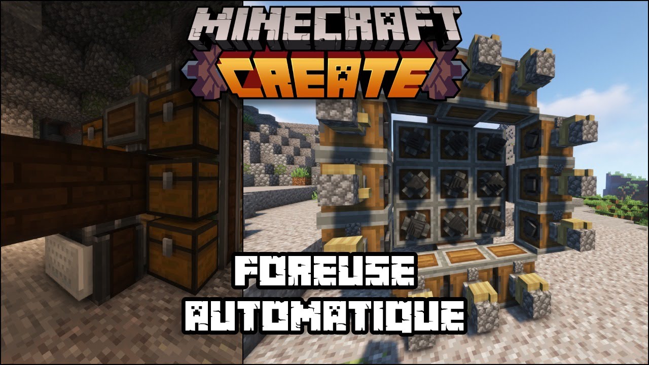 Minecraft Create [FR] - Foreuse automatique #9 - YouTube