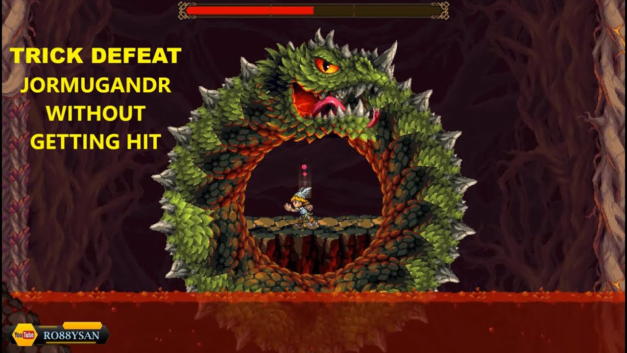 Defeat Boss Jormugandr Without Getting Hit tiny thor