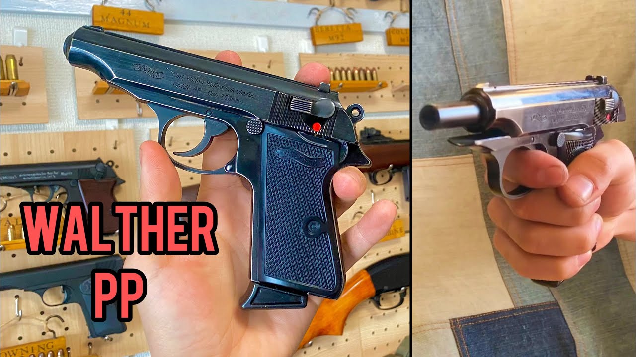 モデルガン】発火💥 ワルサーPP #toygun #マルシン - YouTube