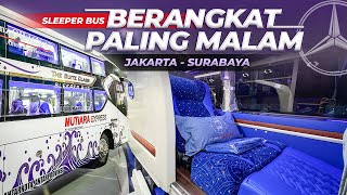 SERVIS MAKAN McDONALD`S | Naik Sleeper Bus Mutiara Express Jakarta - Surabaya