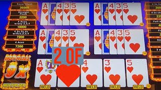 Hot 🔥 Roll/Catching One w/Multipliers!#videopoker #casino #gambling #lasvegas #jackpot 