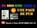 Rtl en 1982 une page de pub   shell boutiques pentne merlin immobilier pub radio rtro