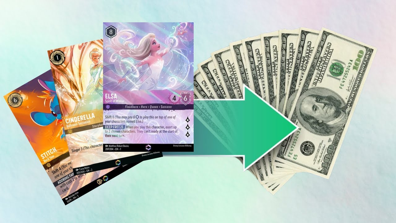 will lorcana cards hold value Amazon.com: Ravensburger Disney Lorcana TCG Portfolio featuring Stitch –  Carefree Surfer by Marcel Berg | Holds 64 Cards & 8 Oversized Cards |  Premium Storage & Stylish Protection