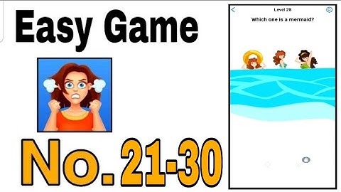 Easy  Games Level 21 - 30 Walkthrough Solution / The Games