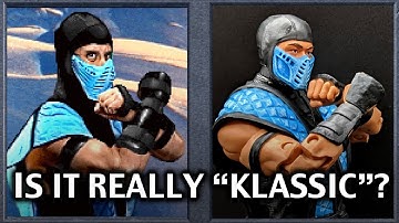 Detailed Comparison! Mcfarlane Toys Mortal Kombat Klassic Sub Zero Action Figure Review