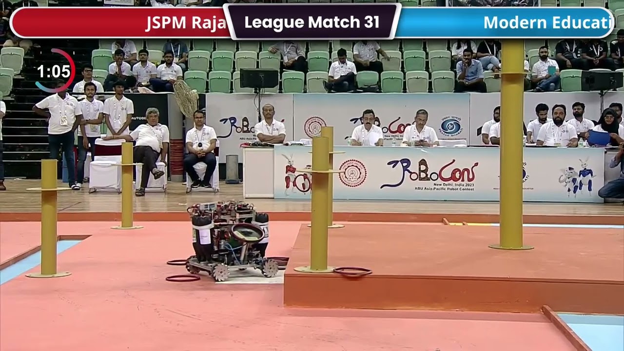 ABU Robocon 2023 India: JSPM RSCOE Vs MESCOE (league match)