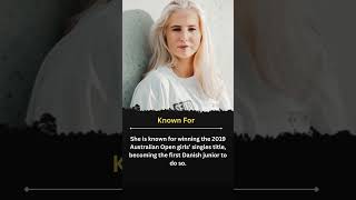 Some lesser facts about Clara Tauson #facts #shorts #trending #biography