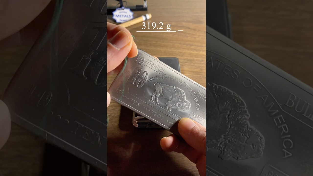 Titanium - at home density test - specific gravity