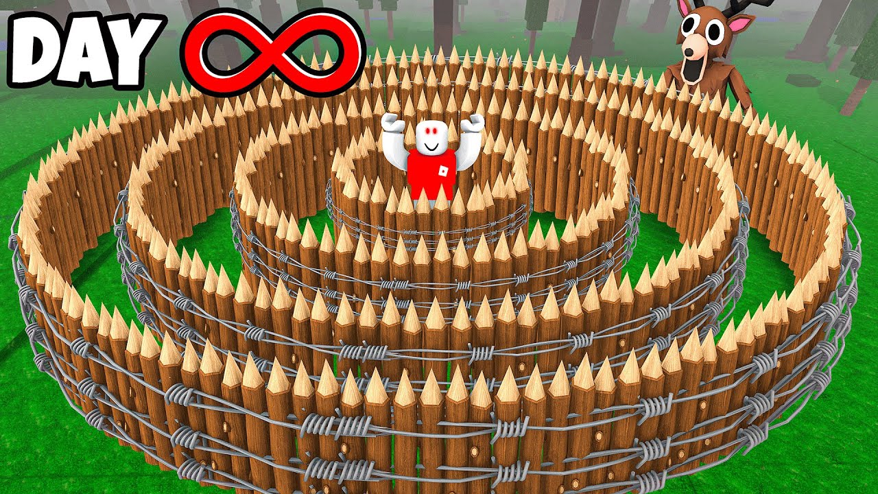 I Built The BIGGEST AFK Base in 99 Nights in the Forest!