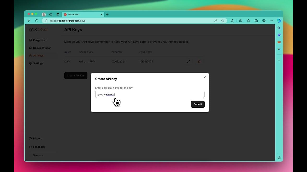 How to Generate the Groq Cloud API Key - YouTube