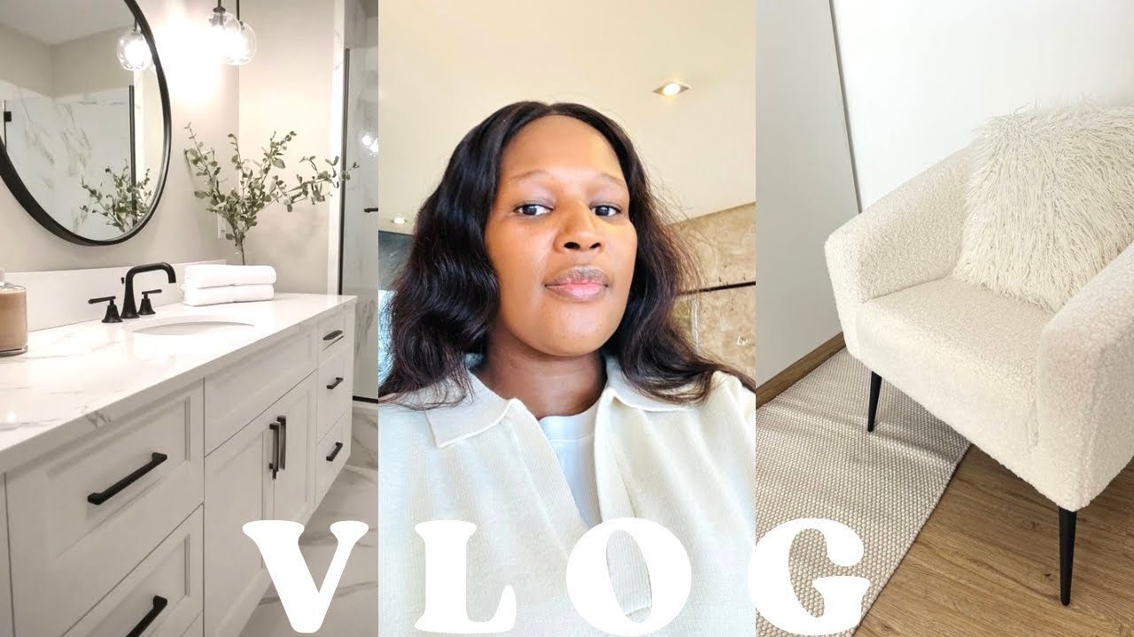 VLOG || BATHROOM MAKEOVER UPDATES || NEW RUG || CLEANING || 5K SUBBIES GIVE AWAY WINNERS ||