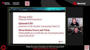 The Level Up Hour (E35): Podman v3 and docker-compose