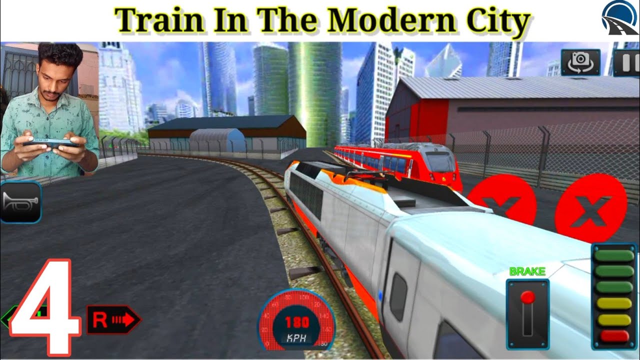 Train In The Modern City City Train Driver Simulator Gameplay Train