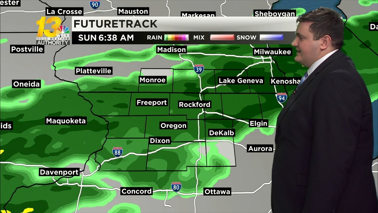 Widespread rain makes for soggy Sunday - YouTube