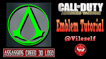 Advanced Warfare Emblem Tutorial: Assassins Creed 3D Logo