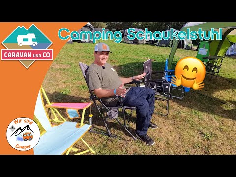 A dream come true 🤗 Camping chairs as rocking chairs