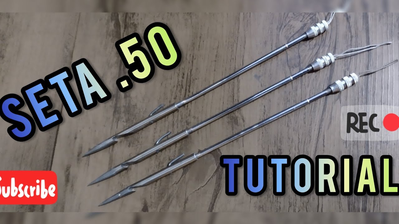 Pesca de Estilingue ✅ Seta .50 Tutorial de Fabricação