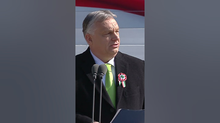 Orbán Viktor beszéde az 1848/49-es forradalom és szabadságharc ünnepén
