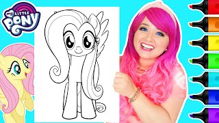 Coloring My Little Pony Fluttershy Coloring Page | Ohuhu Art Markers