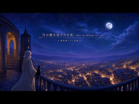 [Celtic Music] Above the Sleeping City - 月の都を見下ろす夜 (Sleep, Relaxation, Reading, Work BGM)