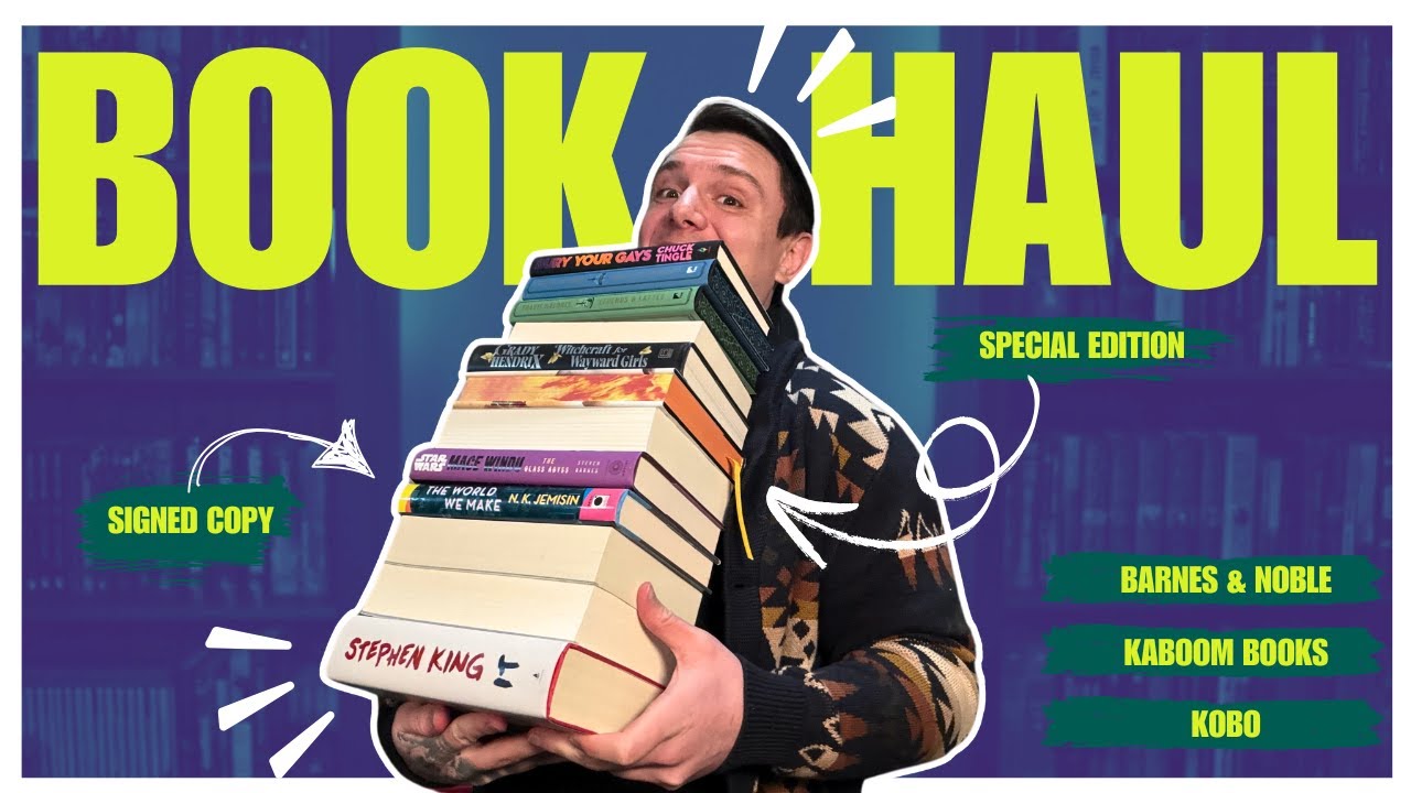 HUGE Book Haul 📦🚀⚔️🤡 | Science Fiction, Fantasy, & Horror