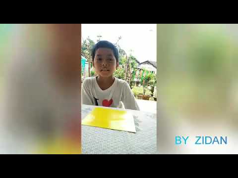 MEMBUAT ORIGAMI BURUNG PHOENIX - KARYA ZIDAN NAYYOTAMA (KELAS 4) 