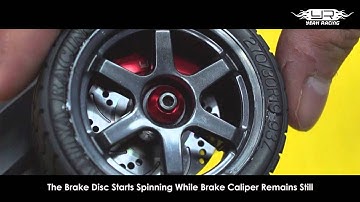 Yeah Racing 1/10 RC Steering Wheel Adaptor w/ Aluminum Brake For Sanwa MT4 MT4S