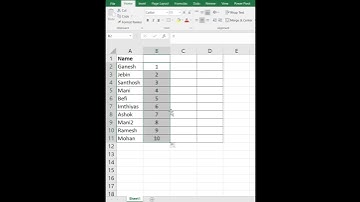 How to add blank rows after text row in #excel #shorts #short