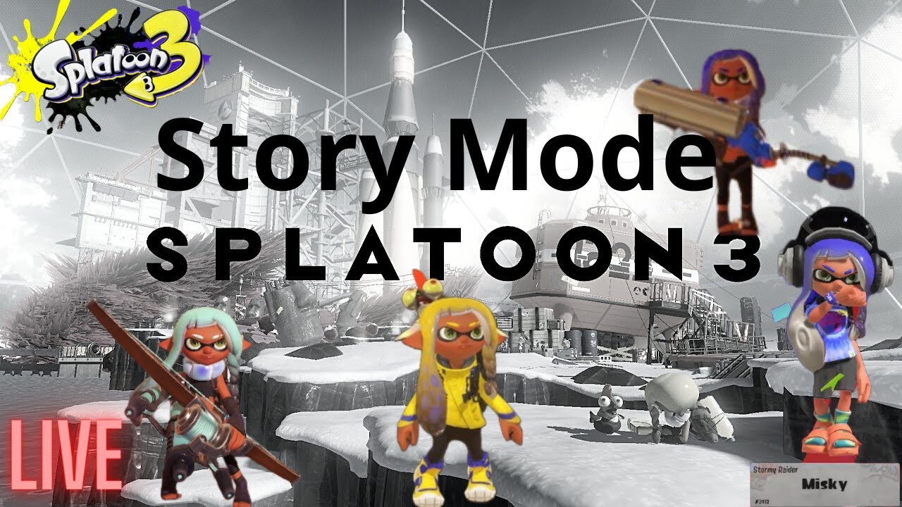 [LIVE] Splatoon 3 Day 1 Story Mode - YouTube