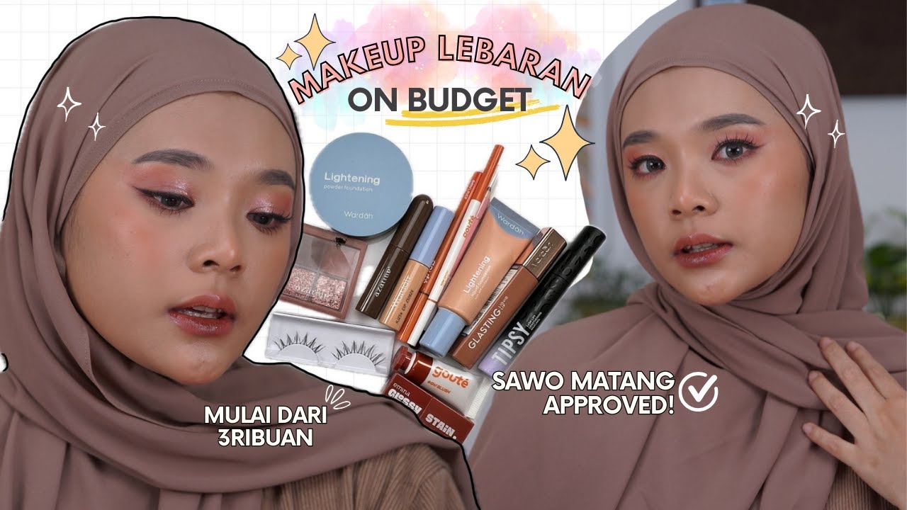 MAKEUP LEBARAN TAHAN LAMA MULAI DARI 3RIBUAN (Wardah, Goute, Azarine, dll) | RIRIEPRAMS