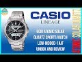 Small But Mighty! | Casio Lineage 50m Atomic Solar Quartz LCW-M300D-1AJF Unbox & Review