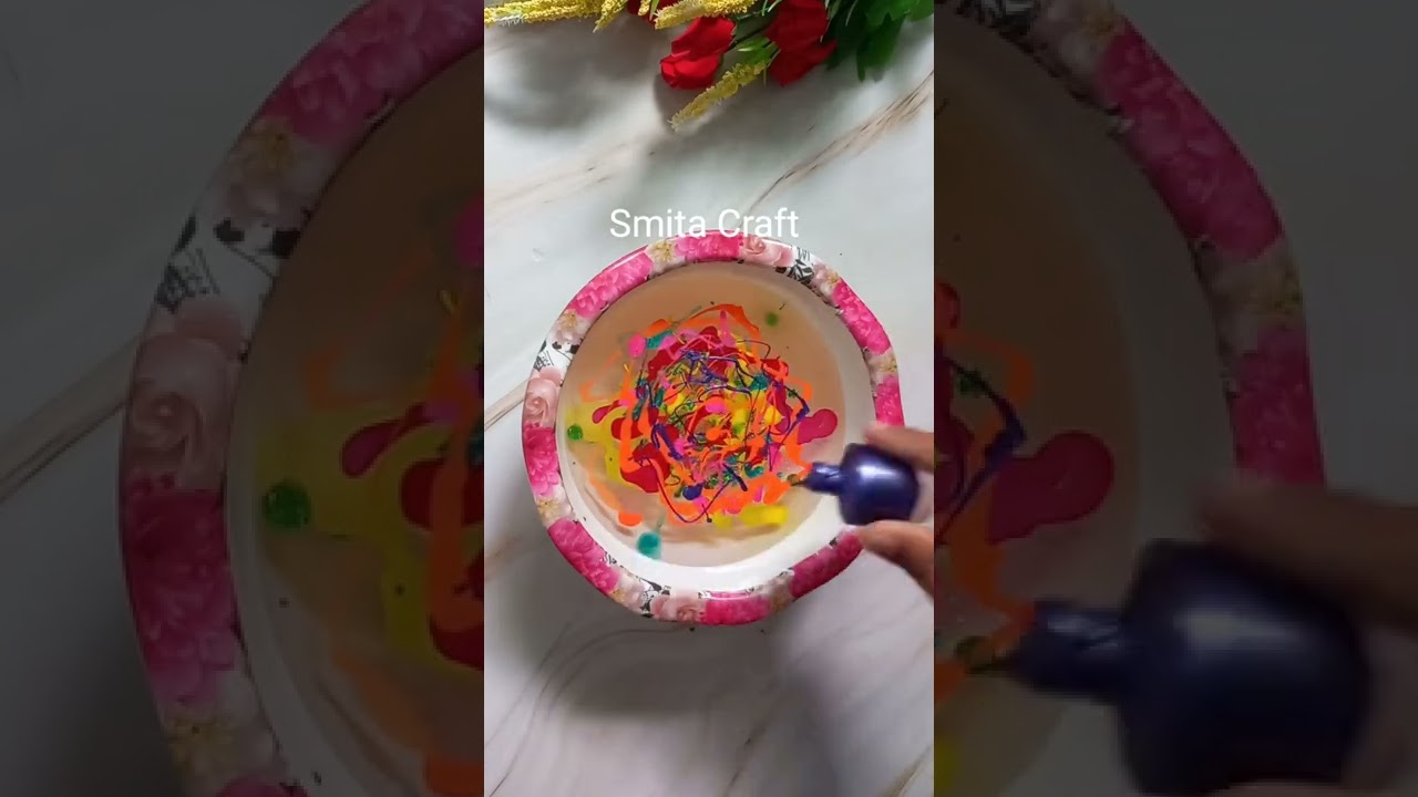 Pot Painting With Nail Polish ll 