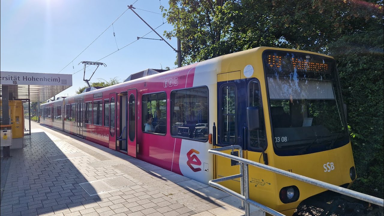 Stadtbahn Stuttgart | Mitfahrt in der kompletten U3 von Bhf. Vahingen bis Plieningen im DT8.S